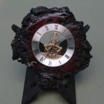 Burl Skeleton Clock