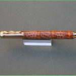 Rose She Oak Pods in Pumpkin Resin Rollerball