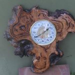 130mm Burl Clock