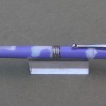 Purple & White Platinum Streamline Pen